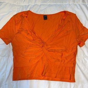 Orange Crop Top